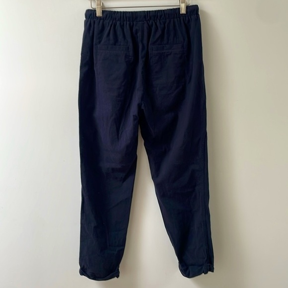 Oak + Fort dark blue/navy Joggers, cotton breathable summer pants, Sz S - Picture 5 of 7